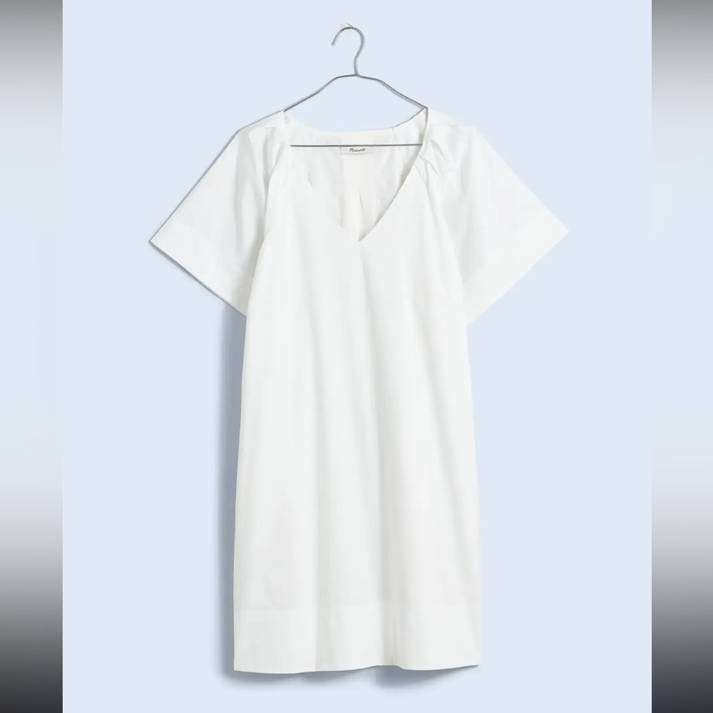 NWT Madewell V-Neck Mini Shirtdress - Picture 6 of 7
